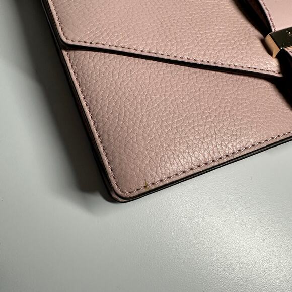 Kate Spade Parchment Drive Josephine Rose Jade Pebbled Leather Crossbody Purse - Picture 4 of 13